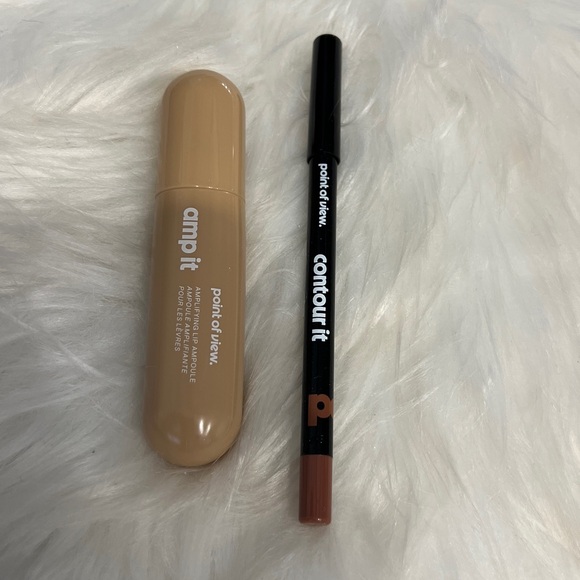 POV Amp It Lip Ampoule & Contour It Lip Pencil - Vanilla Latte & Dash Cinnamon